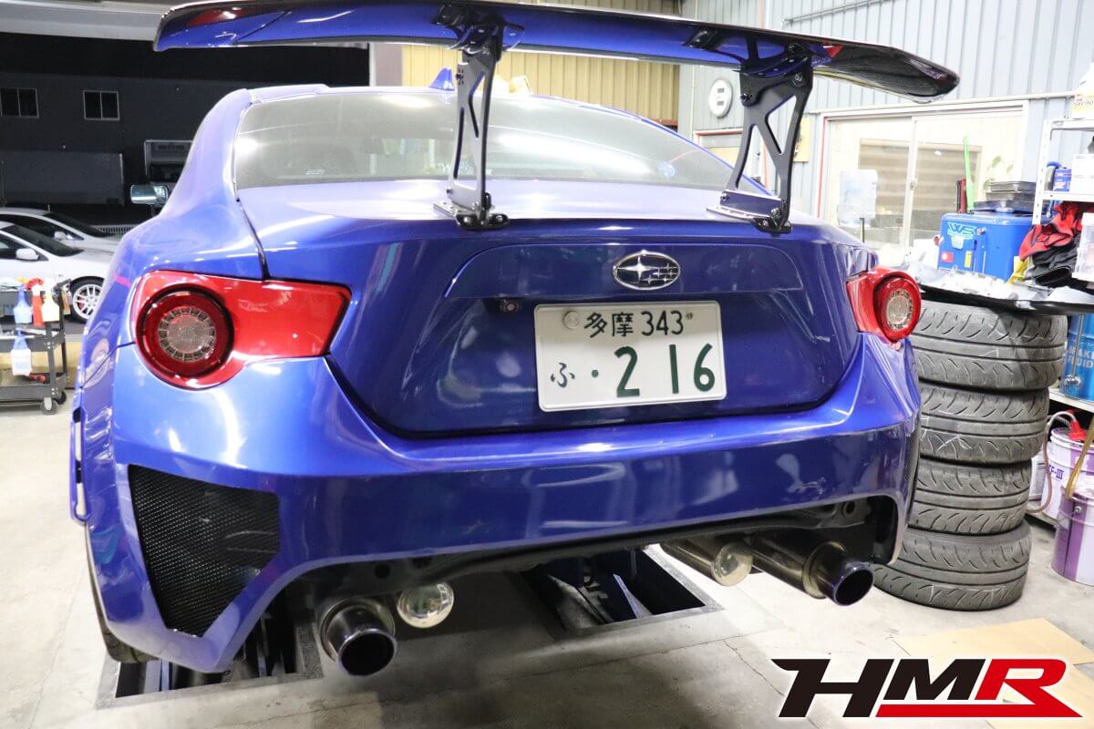 HMR BRZ リアバンパー加工