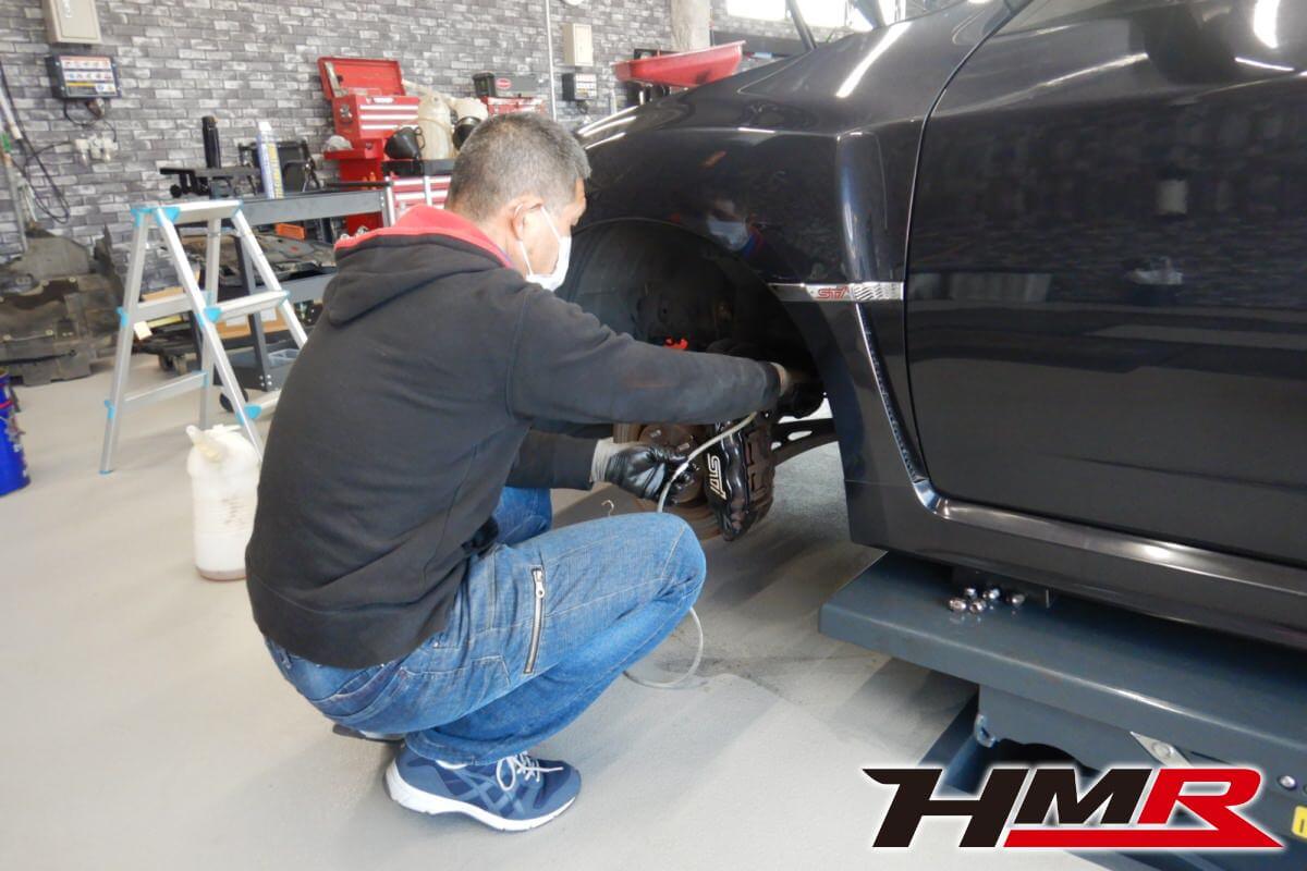 インプレッサWRXSTI(GRB)納車前点検整備