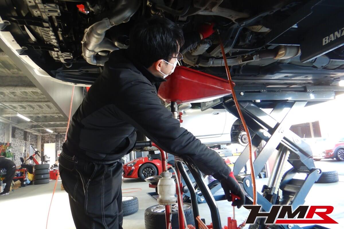 インプレッサWRXSTI(GRB)納車前点検整備