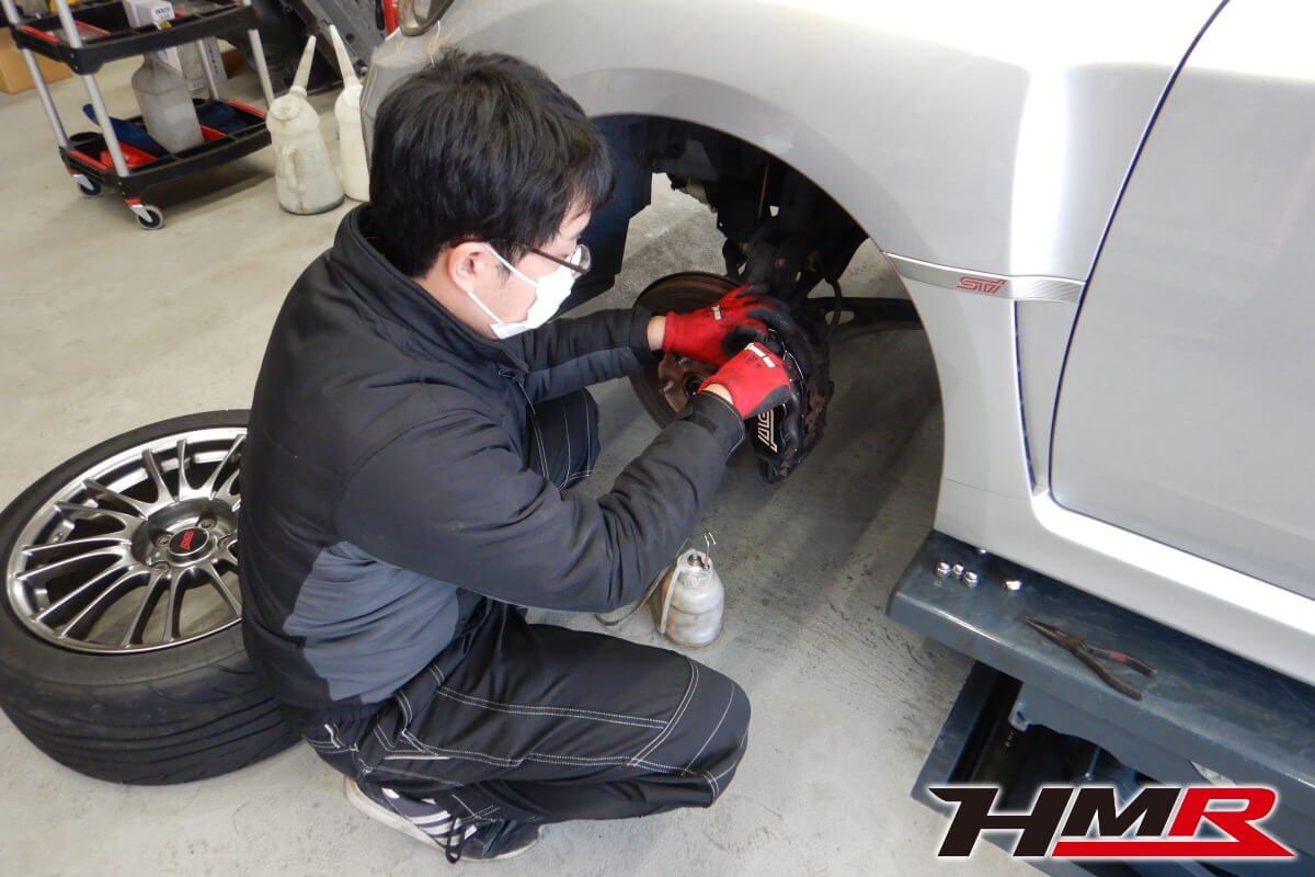 インプレッサWRXSTI(GRB)納車前点検整備