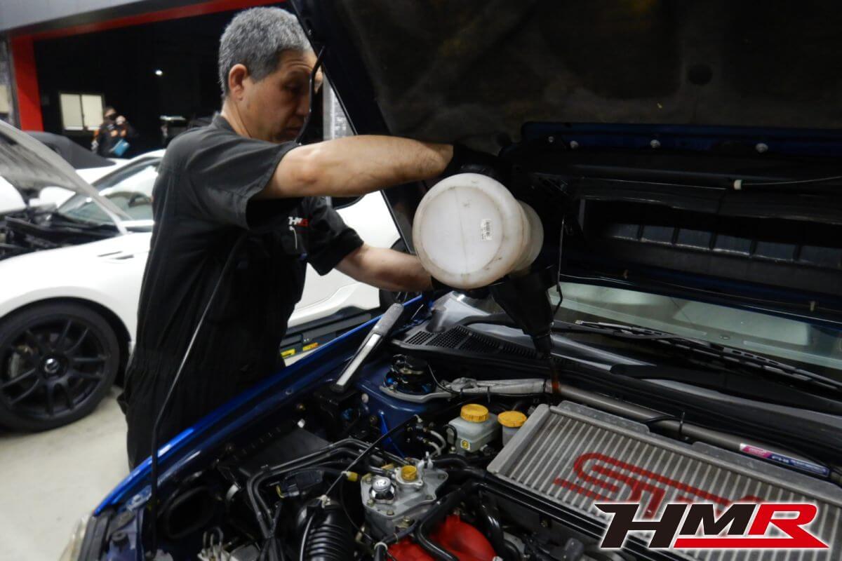 インプレッサWRXSTI(GDB)納車前点検整備