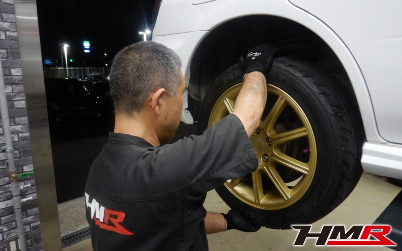 インプレッサWRXSTI(GDB)納車前点検