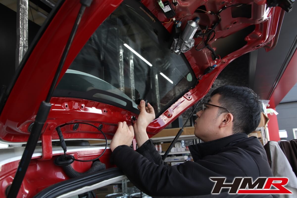 ミニクーパーS(F56)ドラレコ取付