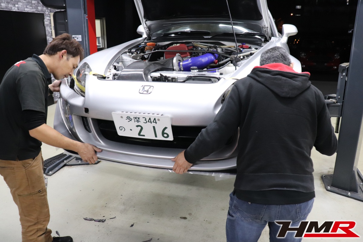 S2000 RG-Oアンダーパネル取付け