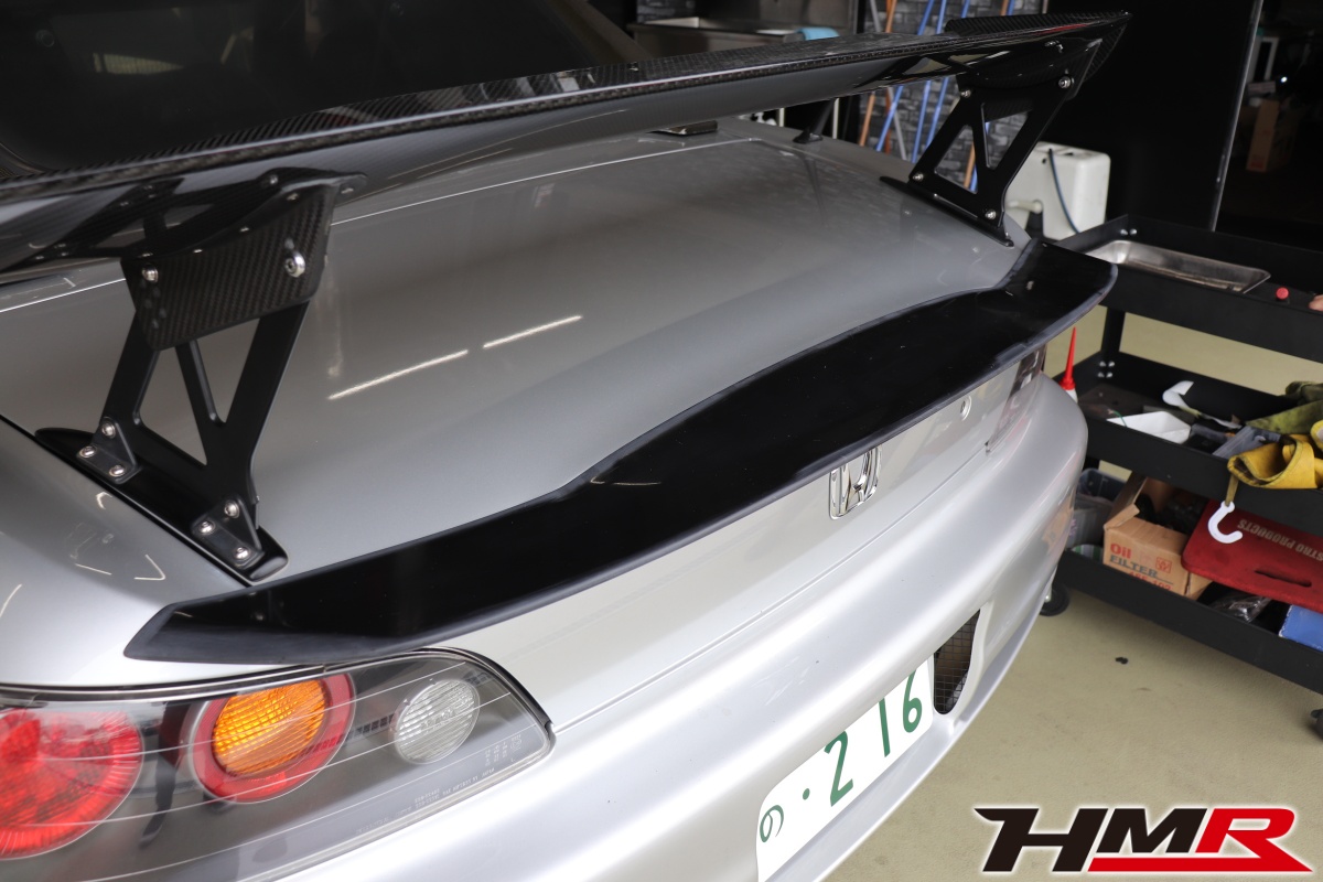 S2000 RG-Oトランクスポイラー取付け