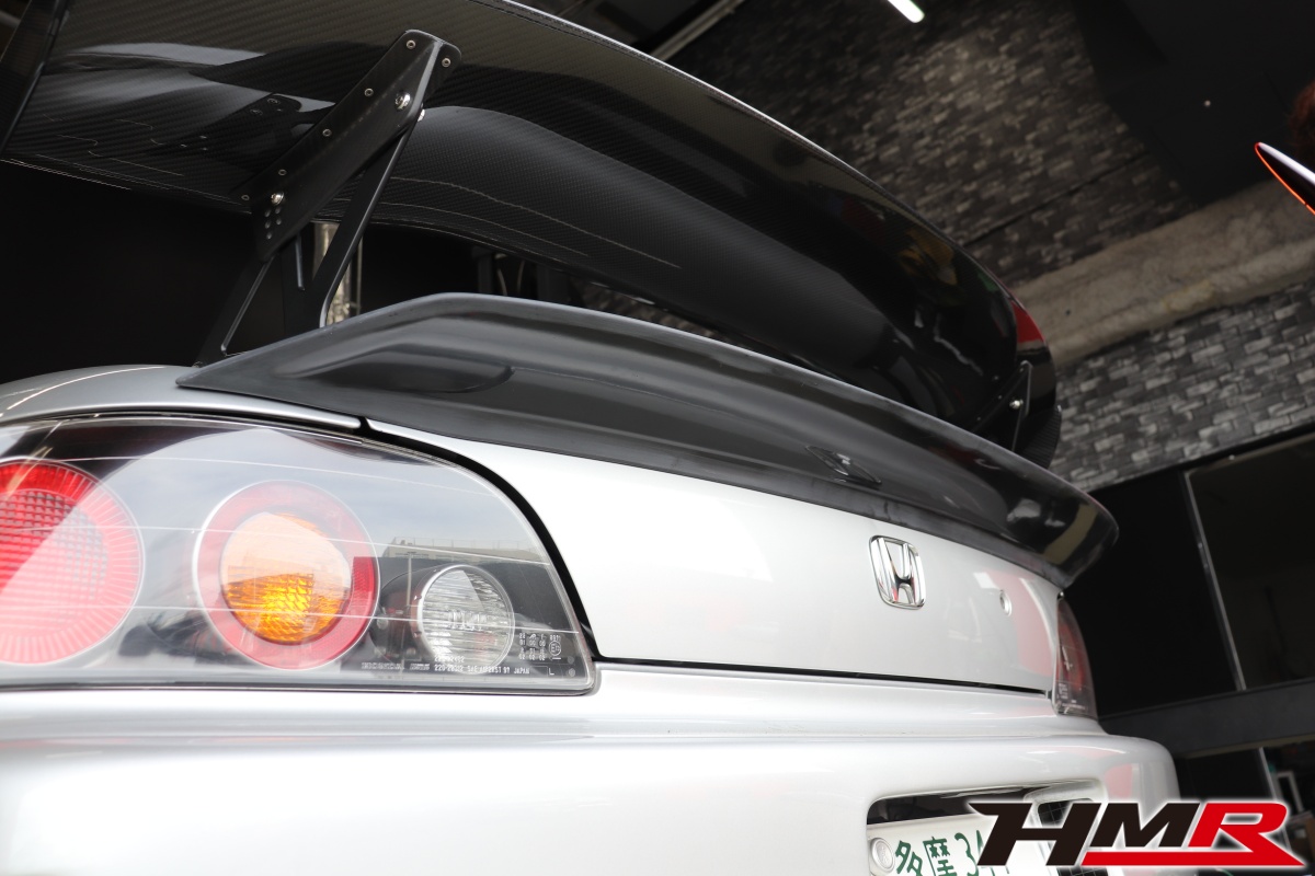 S2000 RG-Oトランクスポイラー取付け