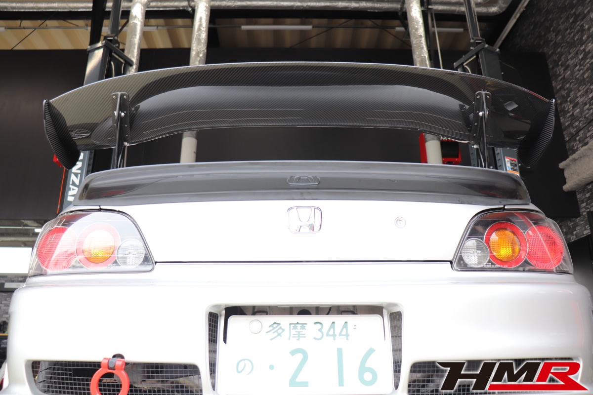 S2000 RG-Oトランクスポイラー取付け