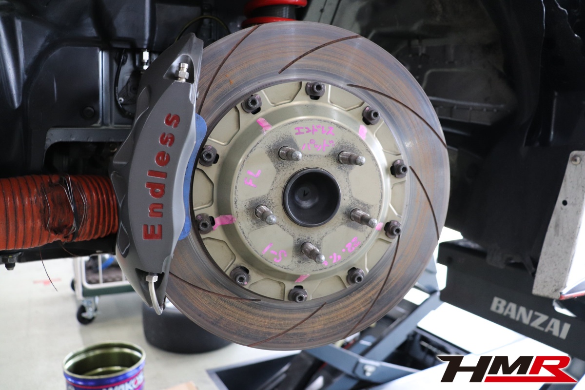 86エンドレスキャリパーOH