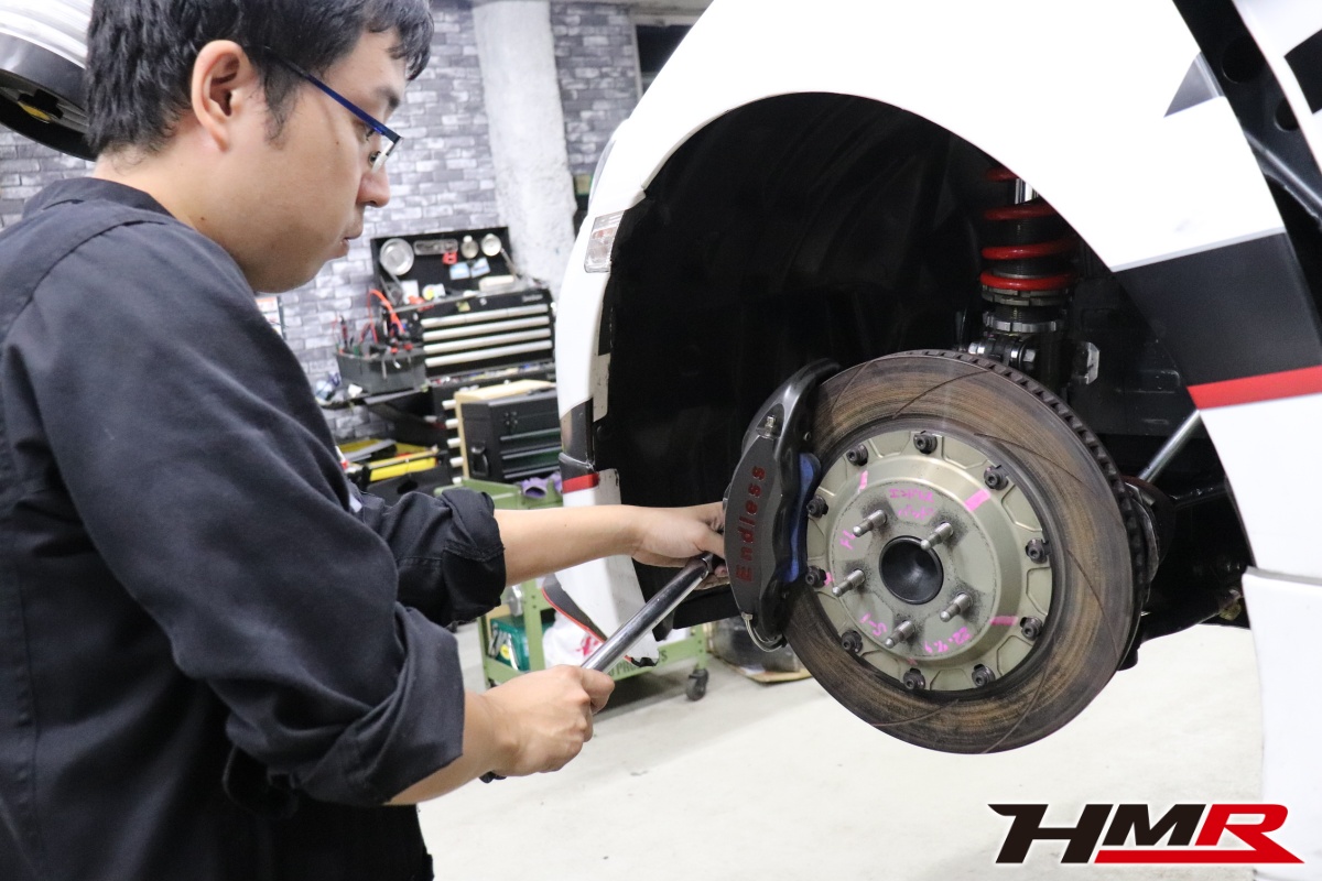 86エンドレスキャリパーOH