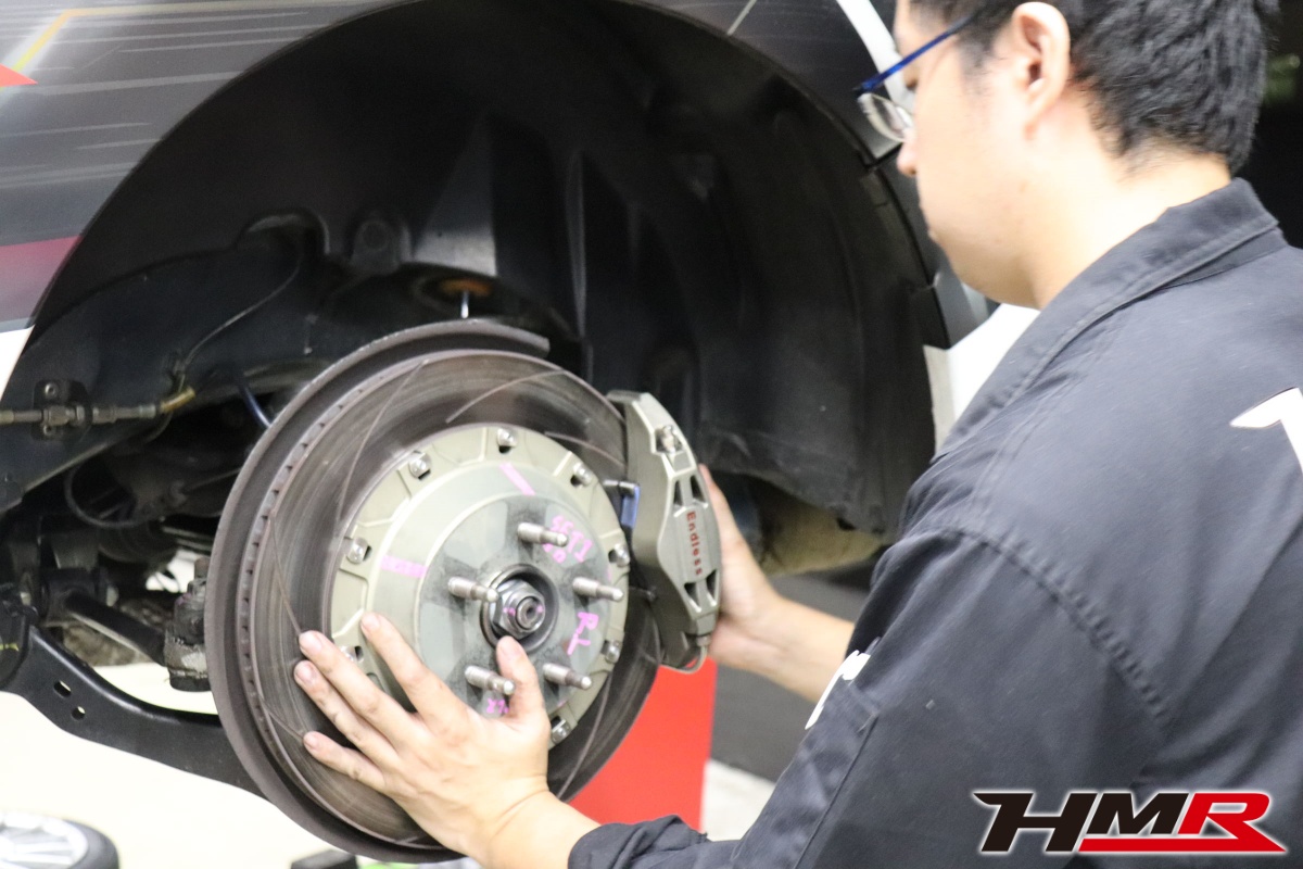 86エンドレスキャリパーOH