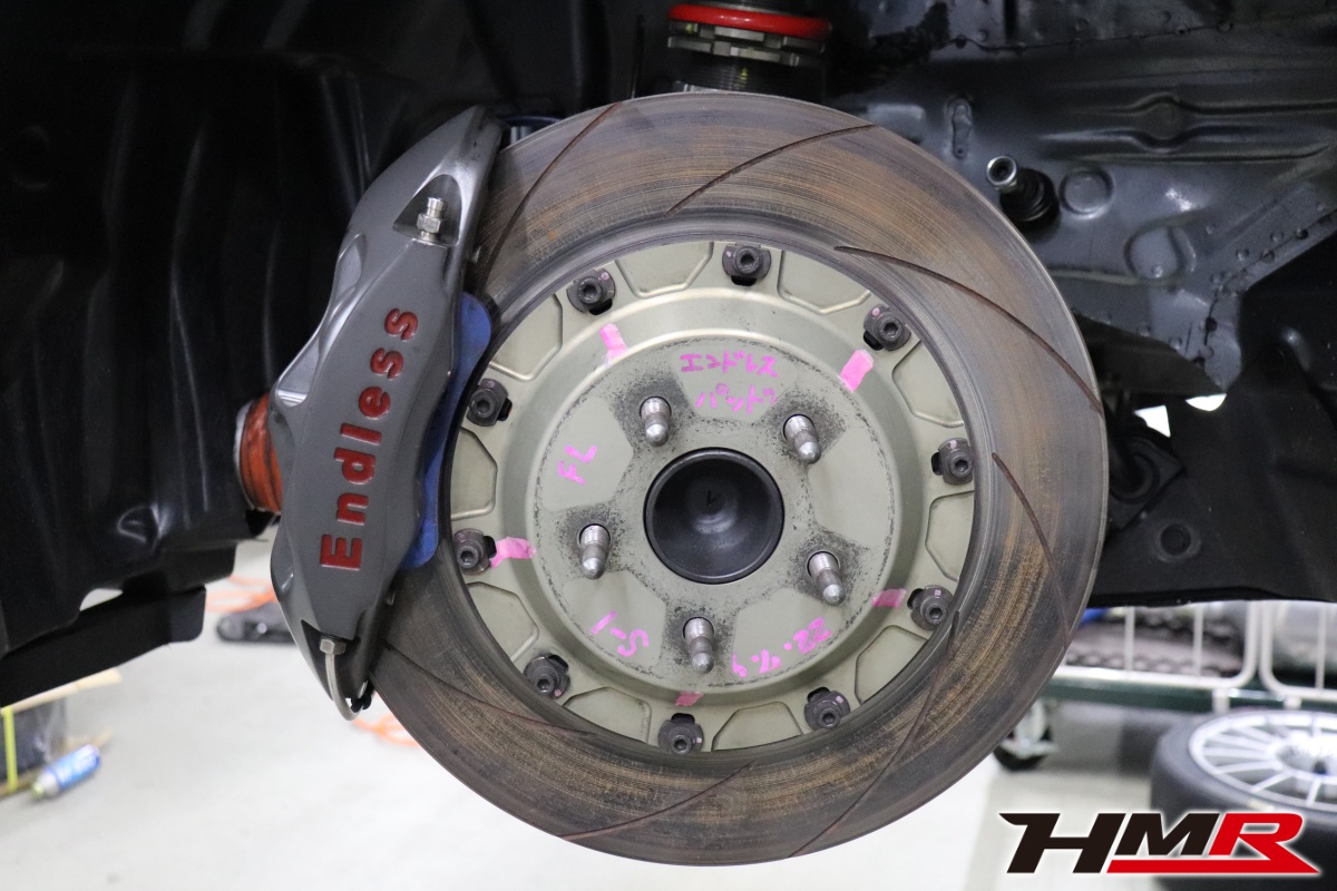 86エンドレスキャリパーOH