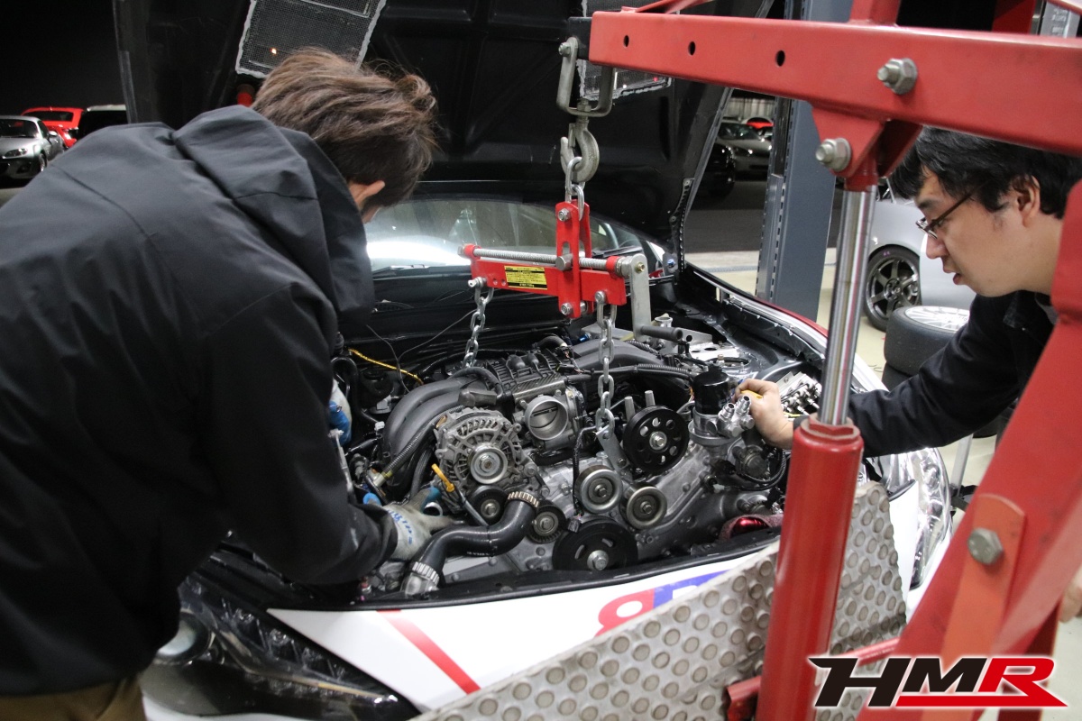 S耐86エンジン載せ替え