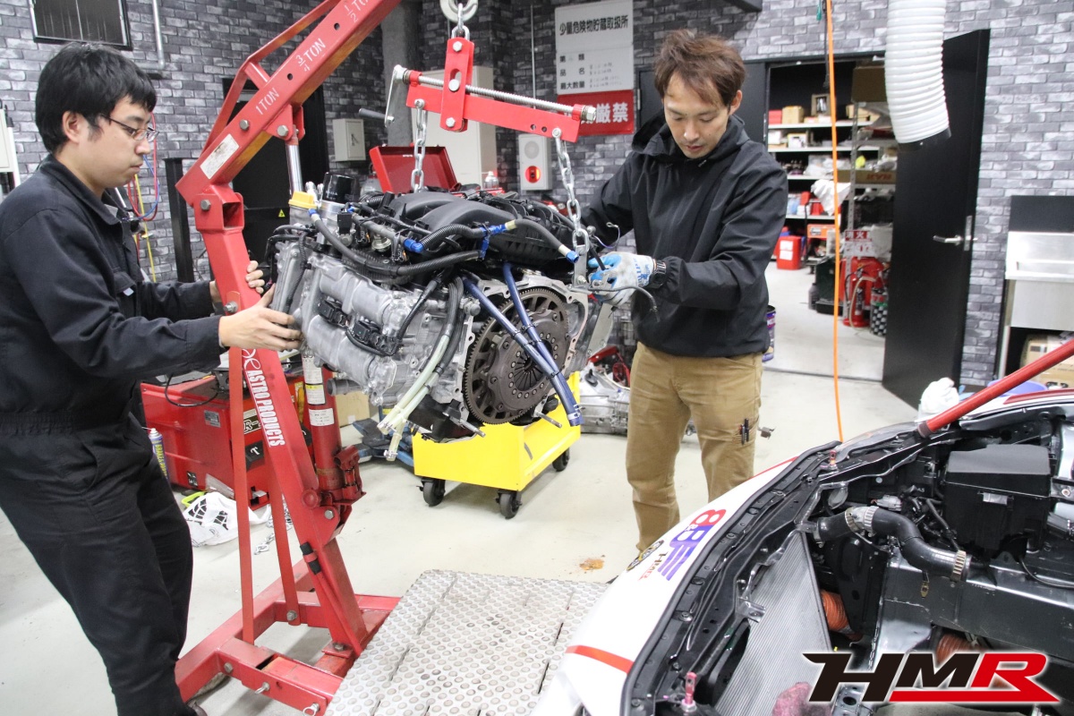 S耐86エンジン載せ替え