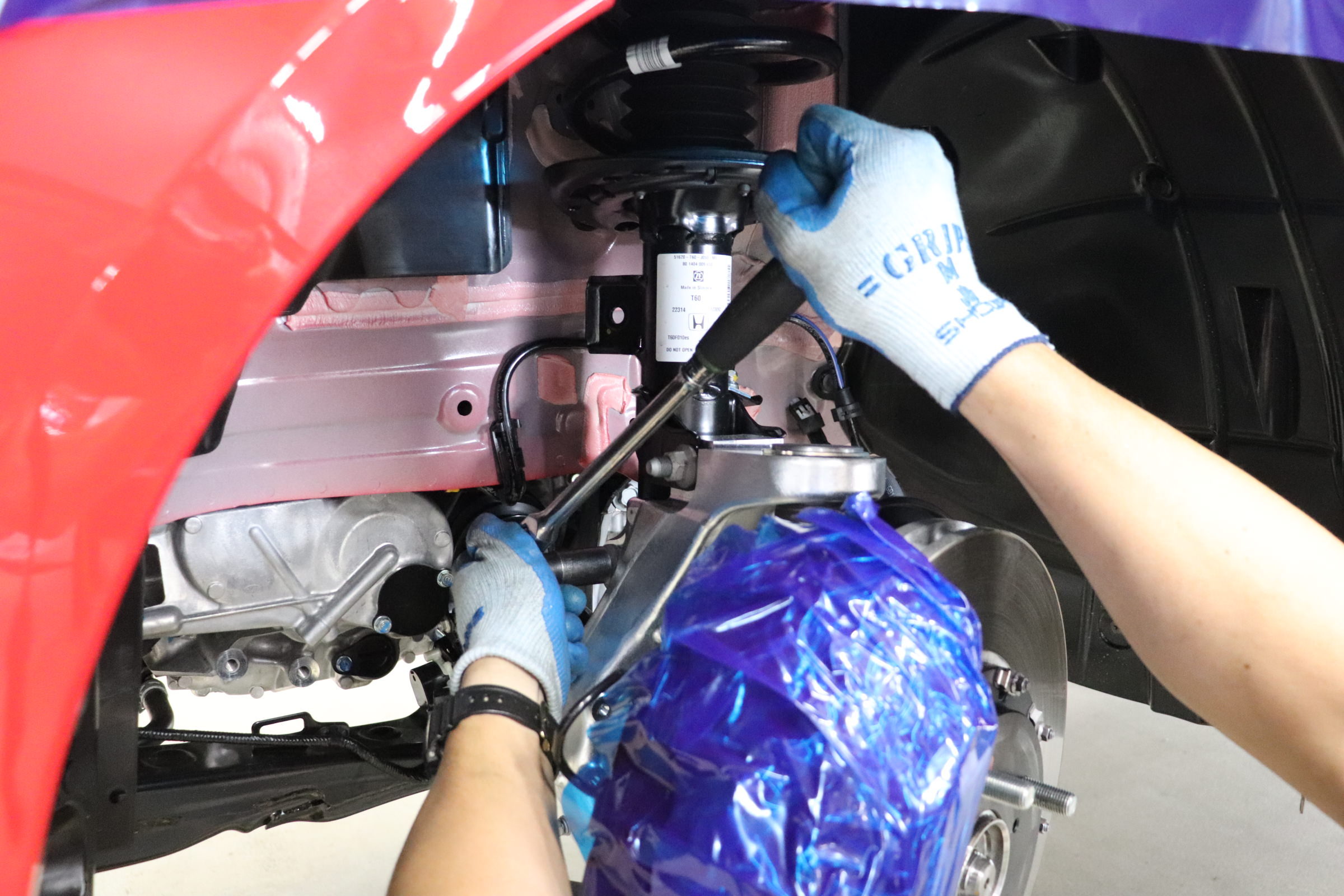 シビックタイプR(FL5) SPOONダウンサス取付け