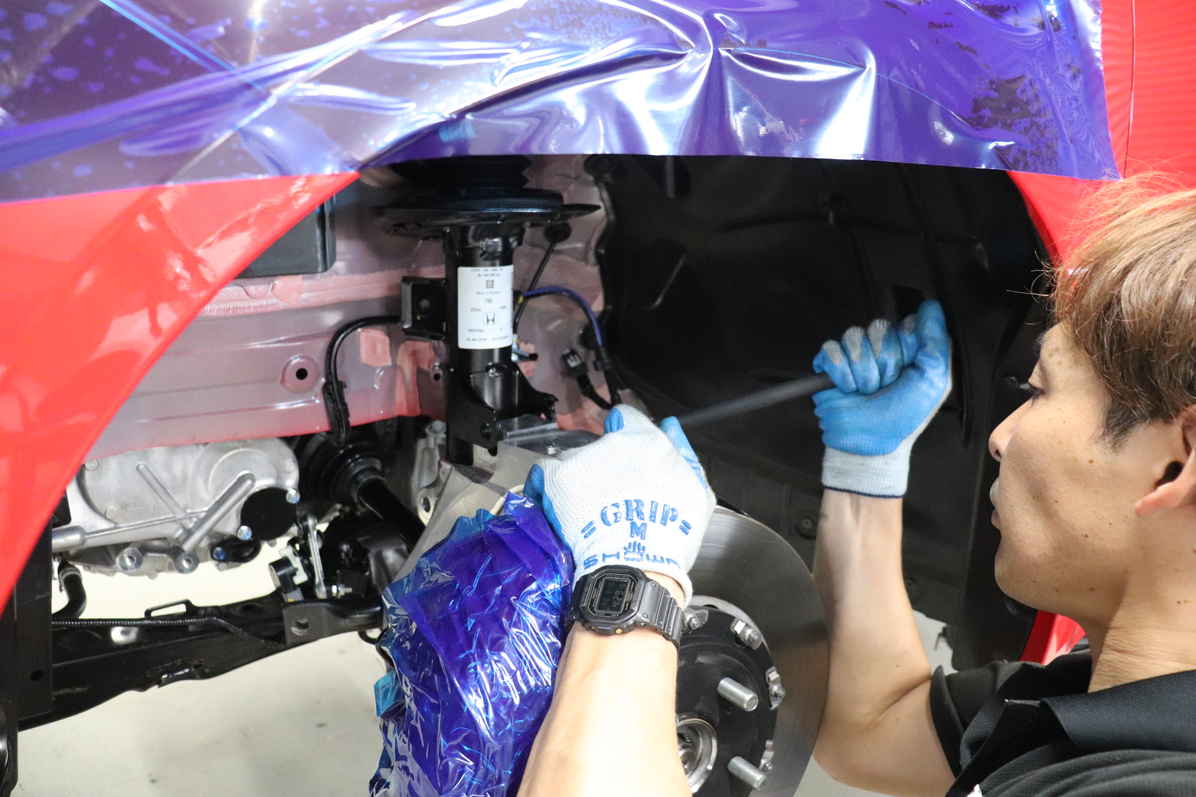 シビックタイプR(FL5) SPOONダウンサス取付け