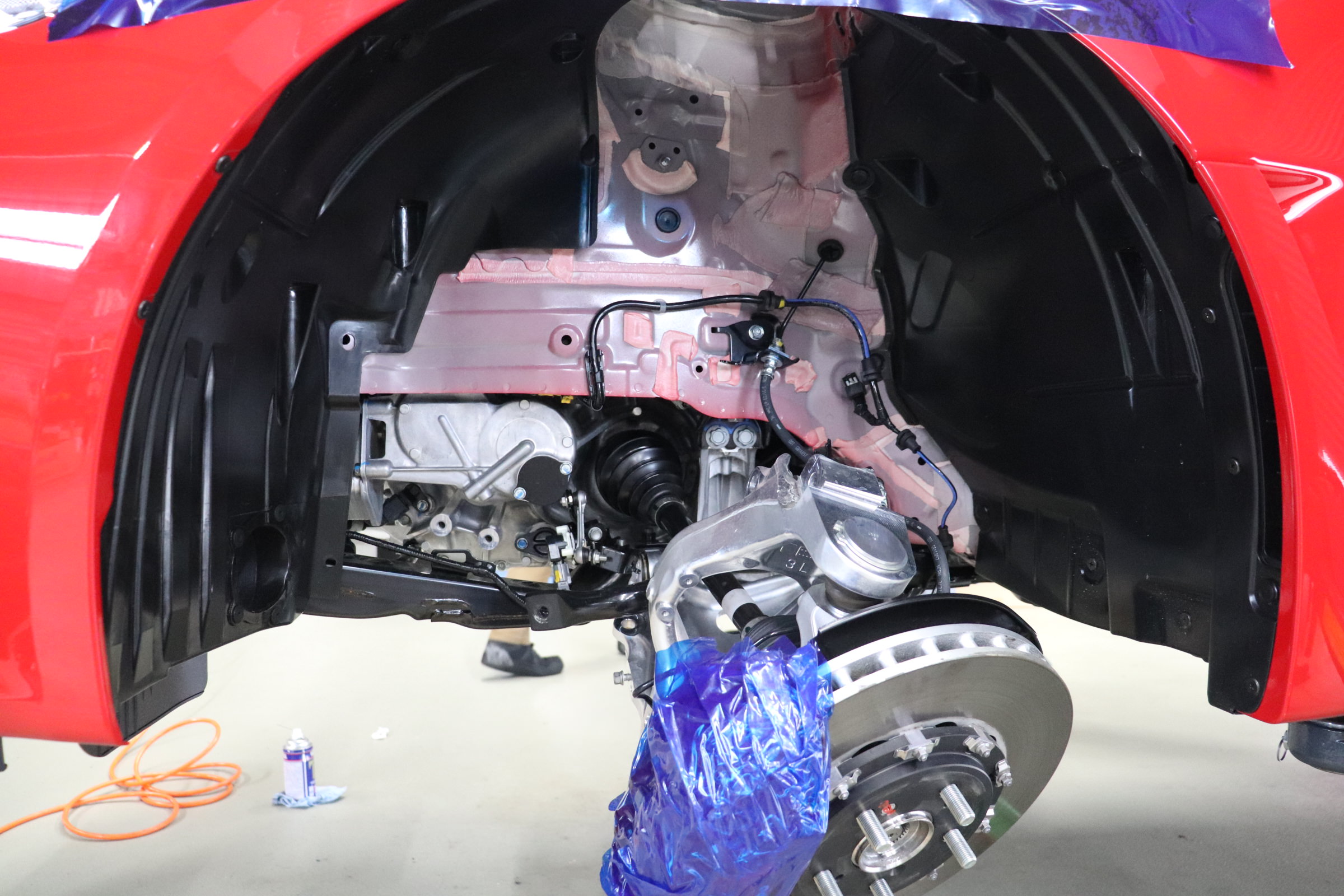 シビックタイプR(FL5) SPOONダウンサス取付け