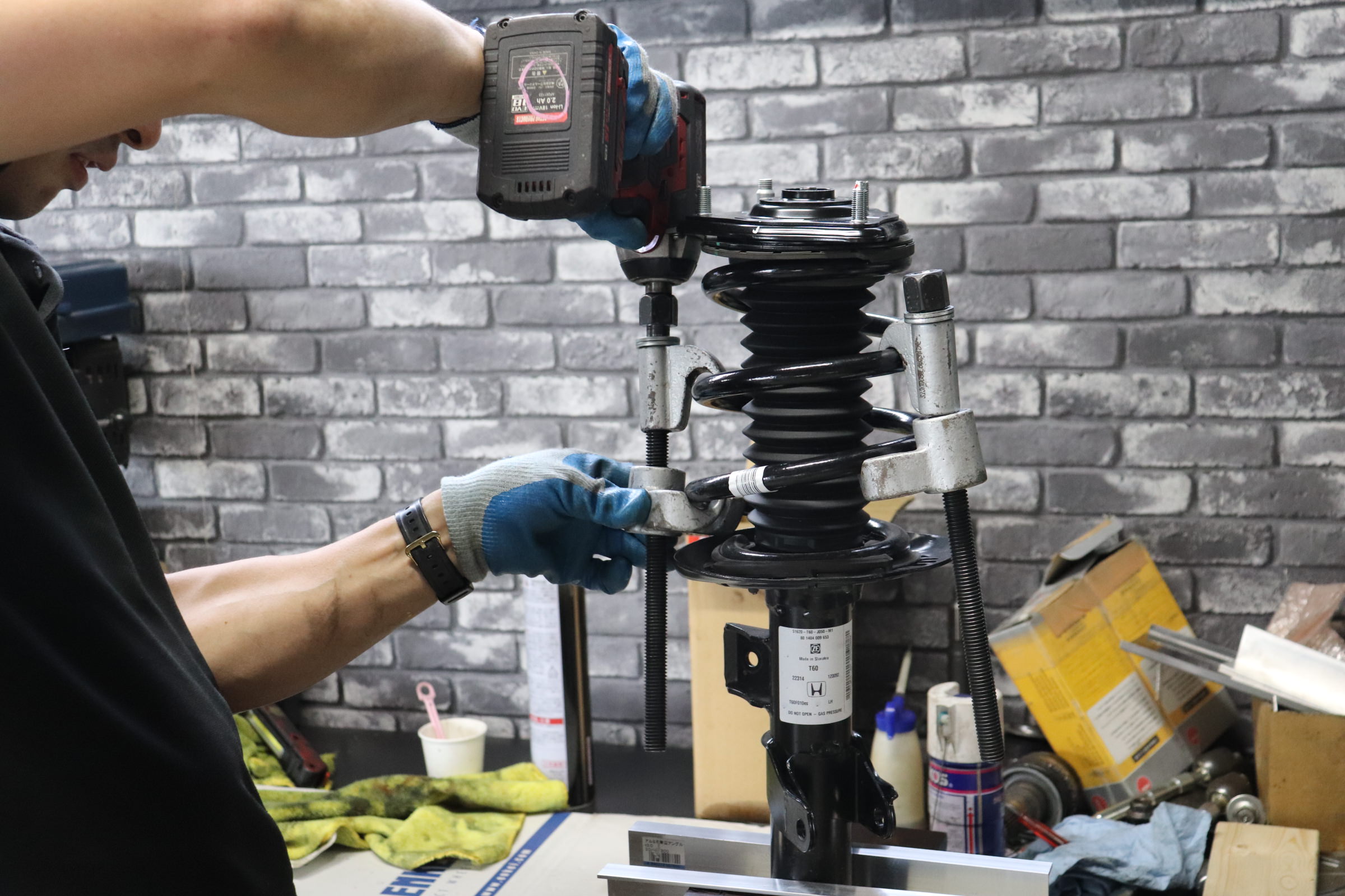 シビックタイプR(FL5) SPOONダウンサス取付け