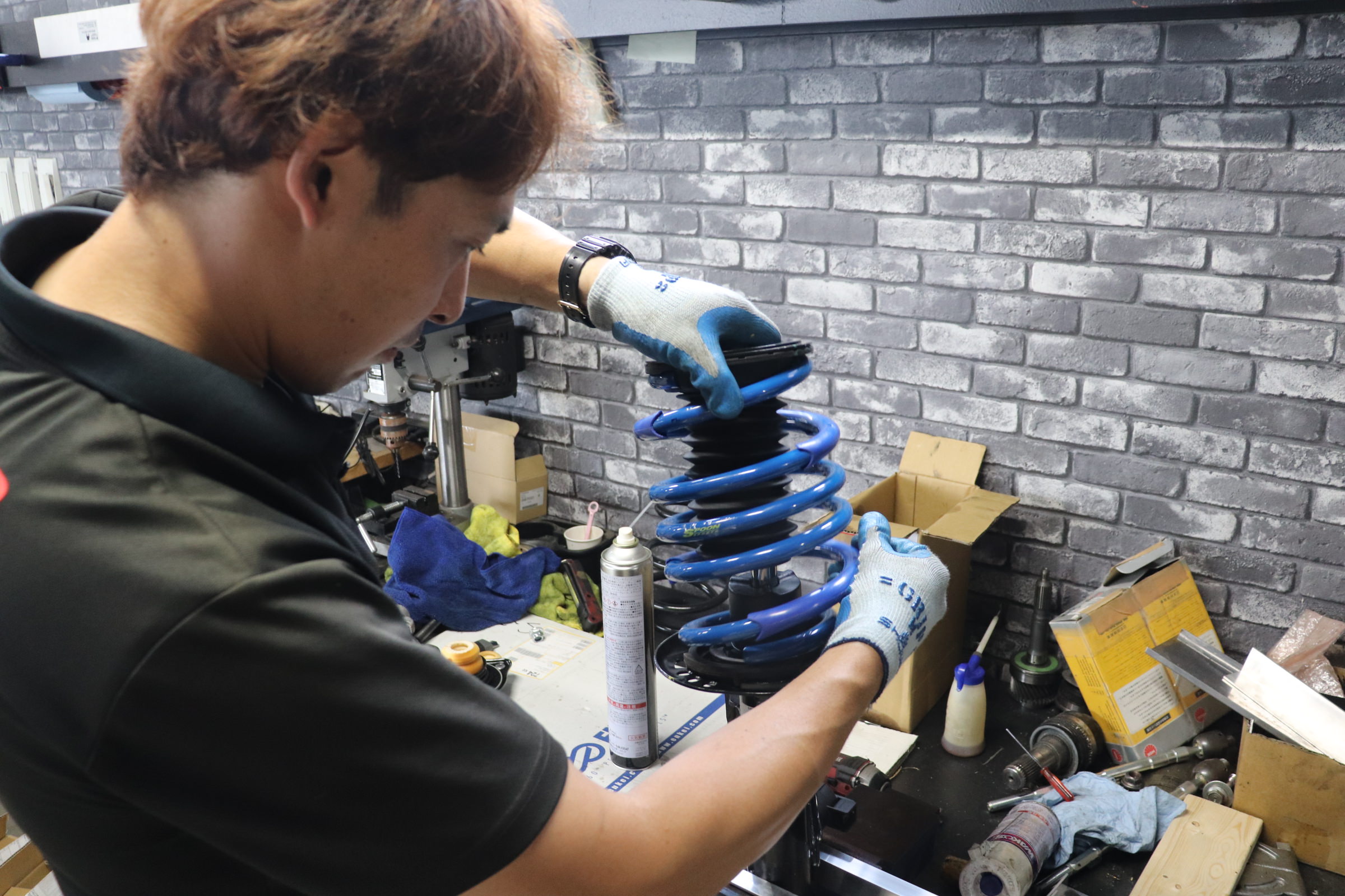 シビックタイプR(FL5) SPOONダウンサス取付け