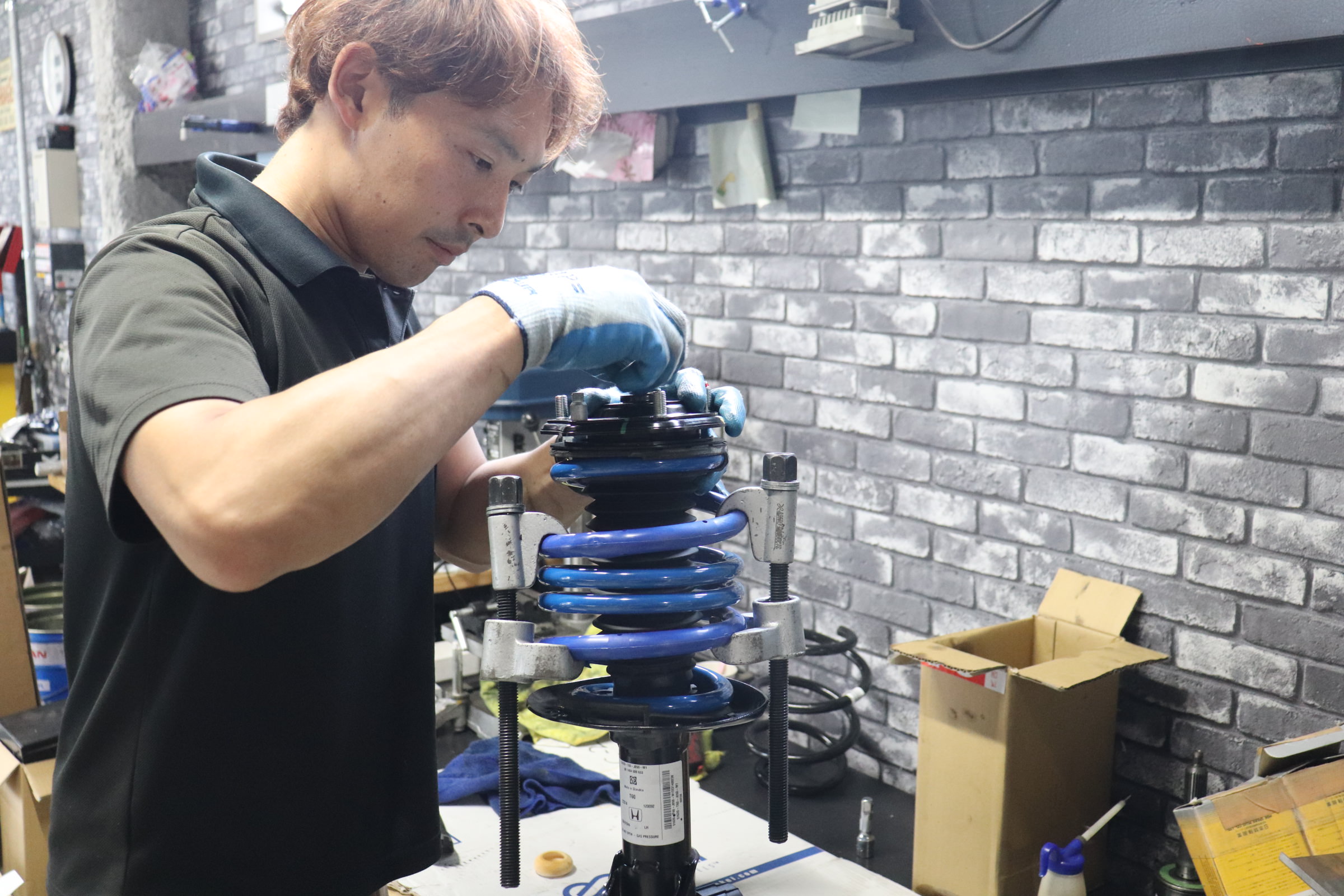 シビックタイプR(FL5) SPOONダウンサス取付け