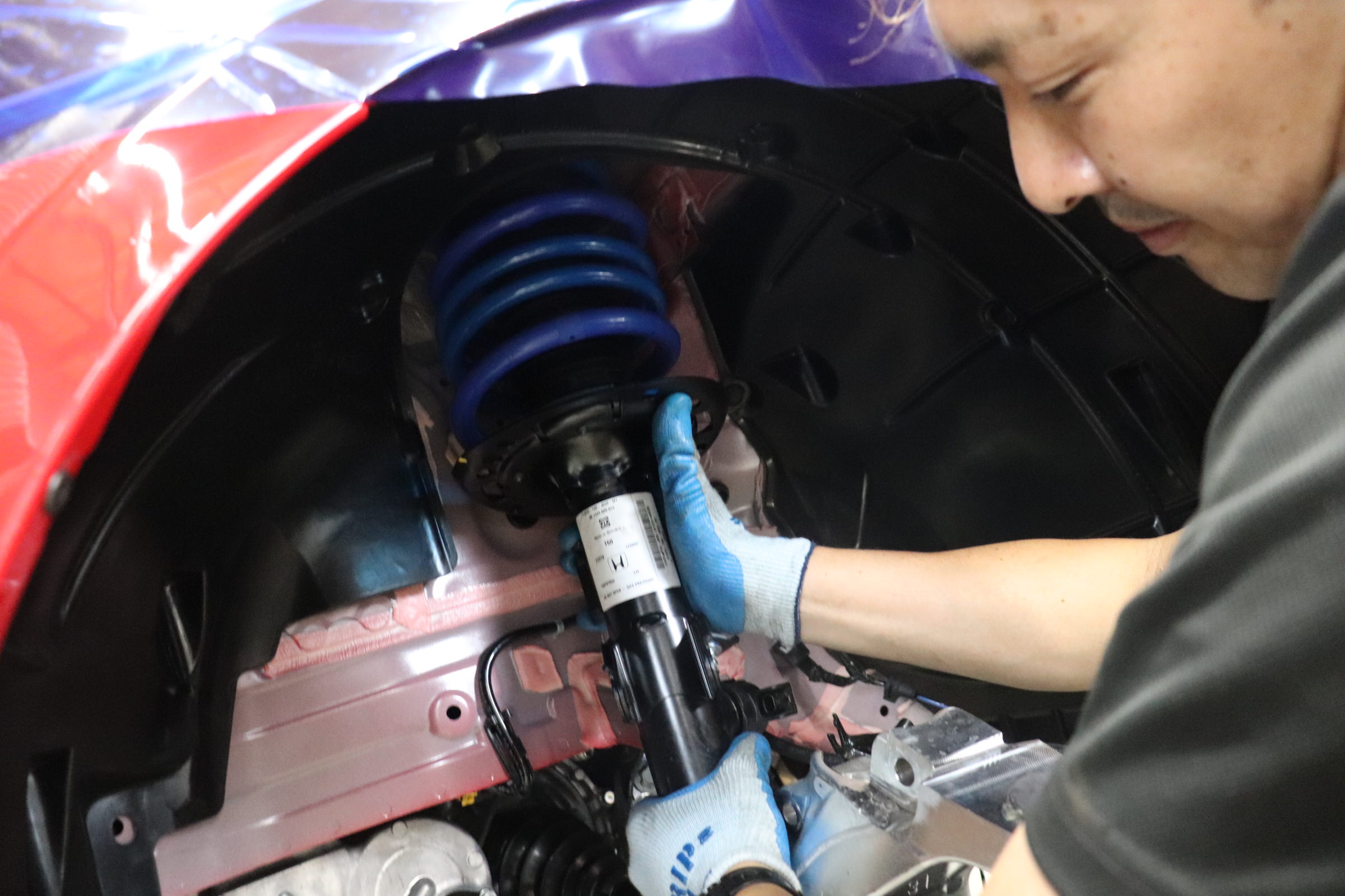 シビックタイプR(FL5) SPOONダウンサス取付け