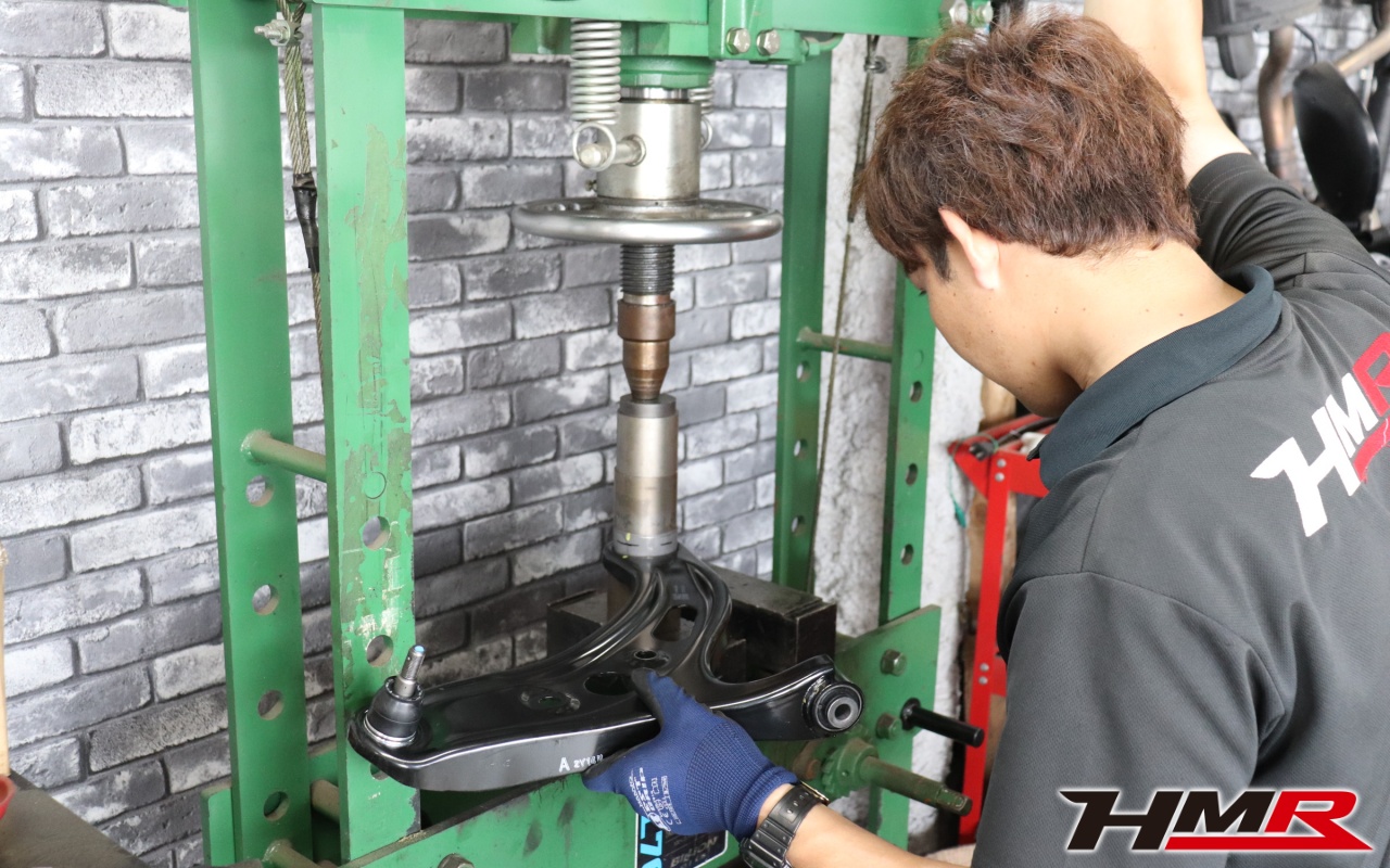 GR86 S耐マシンTRD強化ブッシュ打ち替え