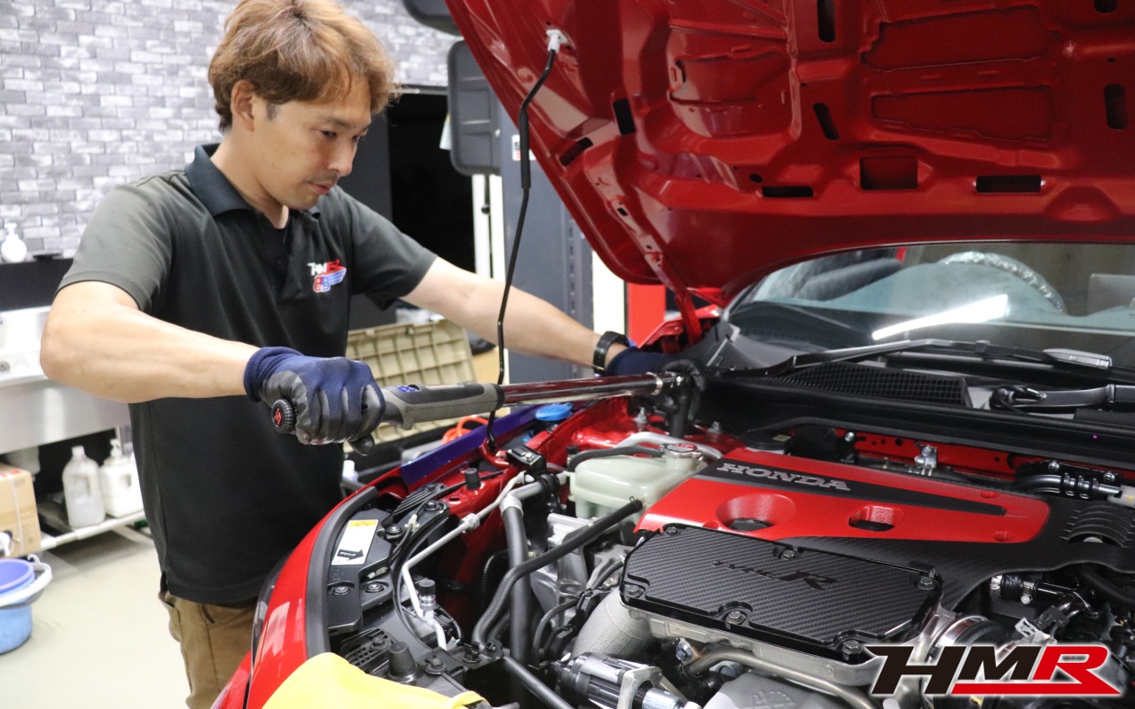 シビックタイプR(FL5) SPOONダウンサス取付け