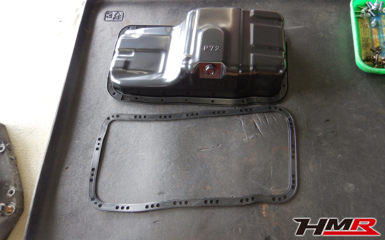 インテグラタイプR(DB8)オイルパンパッキン交換