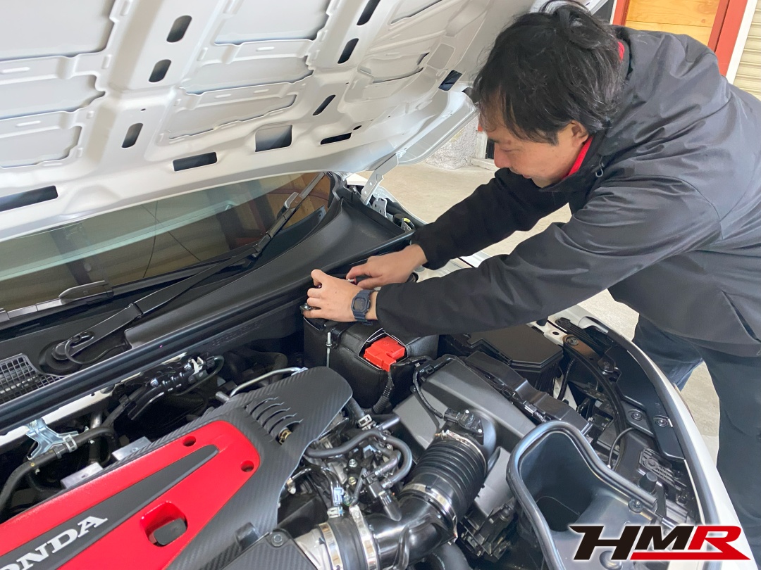 シビックタイプR(FL5)SEEKERステアリング交換