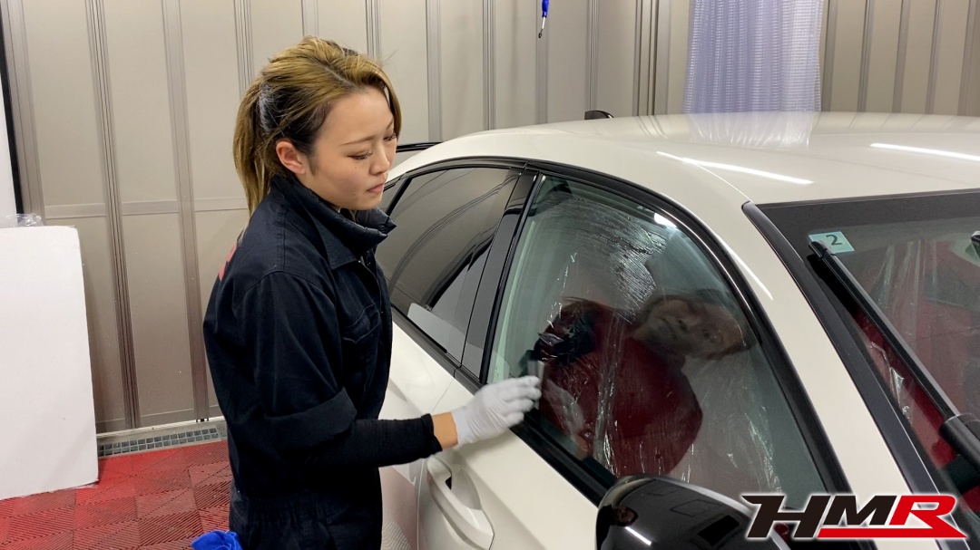 シビックタイプR(FL5)窓ガラスコーティング