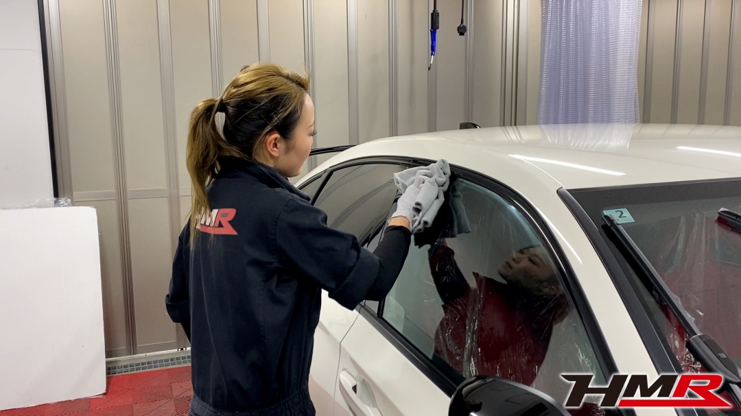 シビックタイプR(FL5)窓ガラスコーティング