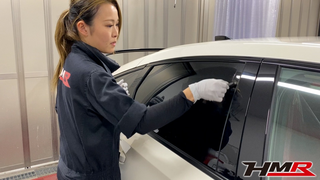 シビックタイプR(FL5)窓ガラスコーティング