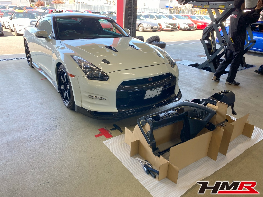 R35GT-R ダッシュボード交換