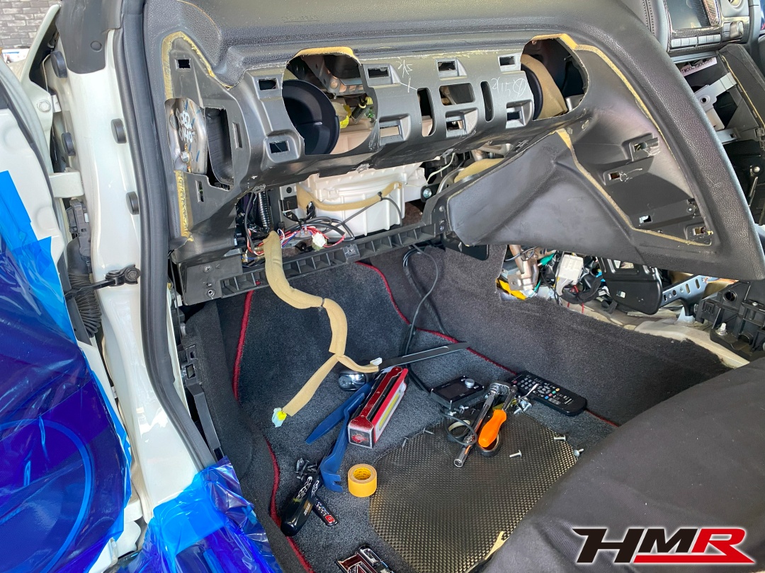 R35GT-R ダッシュボード交換