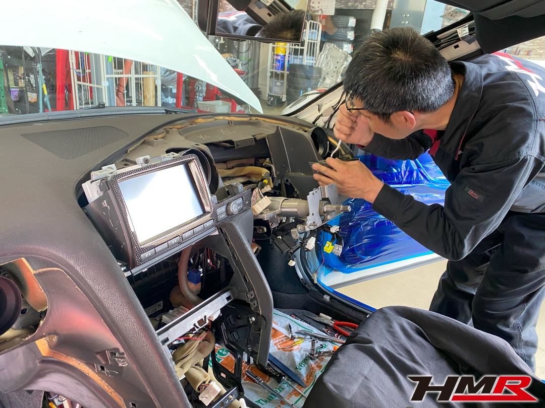 R35GT-R ダッシュボード交換