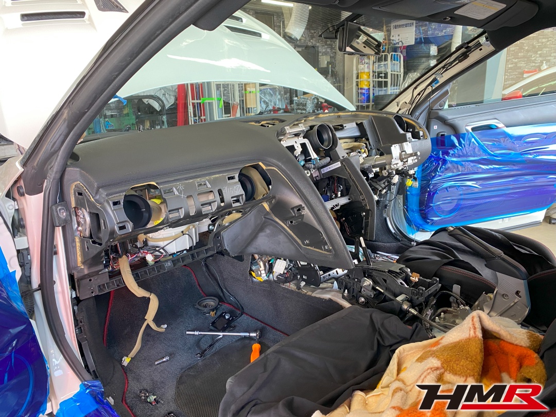 R35GT-R ダッシュボード交換