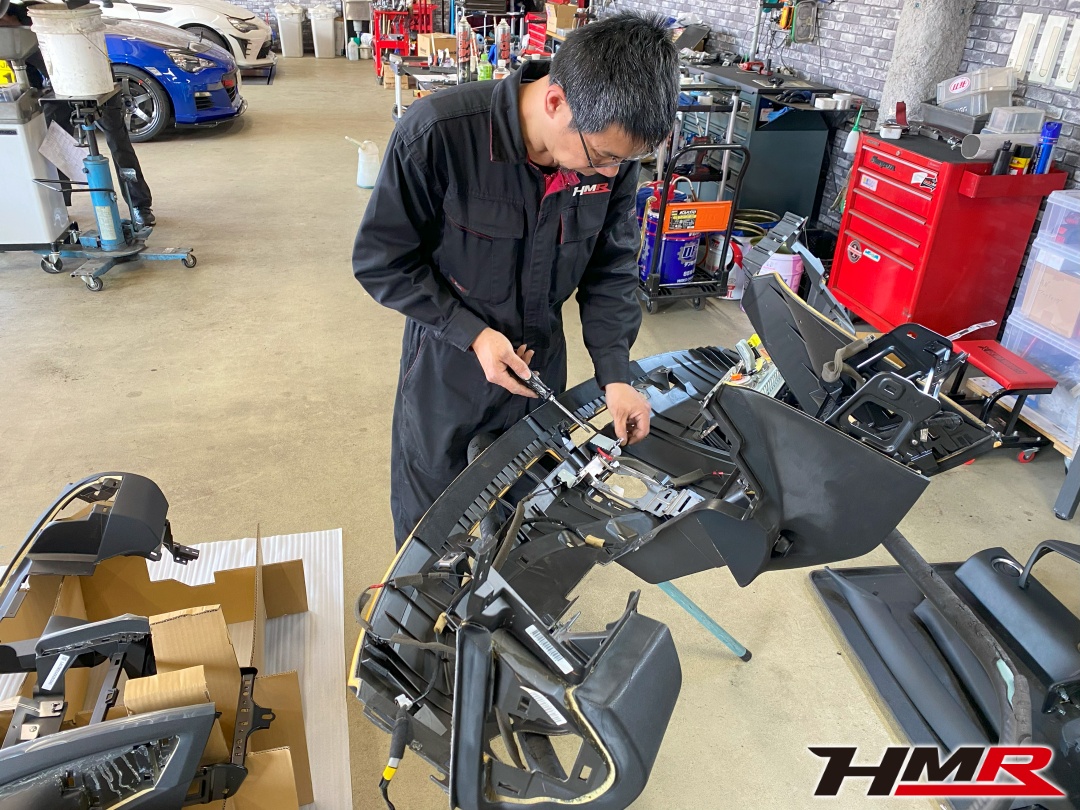 R35GT-R ダッシュボード交換