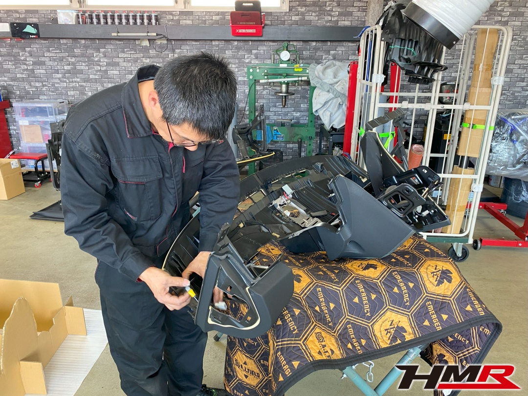 R35GT-R ダッシュボード交換