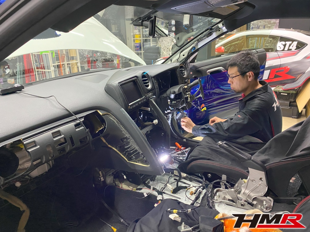 R35GT-R ダッシュボード交換